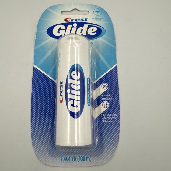 Crest Glide Original Floss 109.4 Yards New Sealed Y2K Package Vintage - Picture 1 of 2